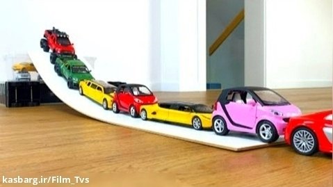 ماشین های رنگی _ ماشین های اسباب بازی برای کودکان