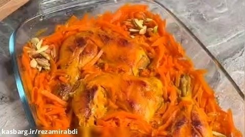 خورشت مرغ و هویج