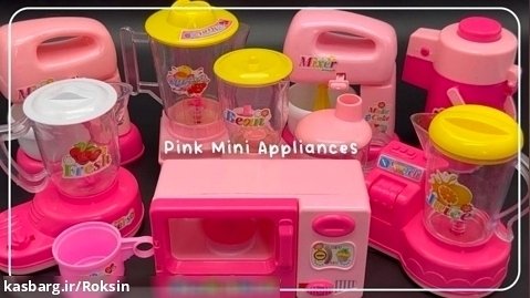 جعبه گشایی وسایل لوازم کوچک آشپزخانه :: اسباب بازی های دخترانه