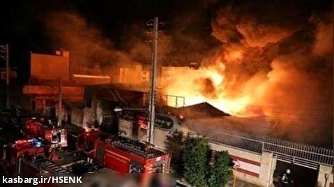آتش سوزی در بازارچه امین نقده