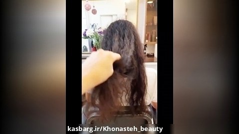 آموزش کراتین کردن مو در آرایشگری زنانه