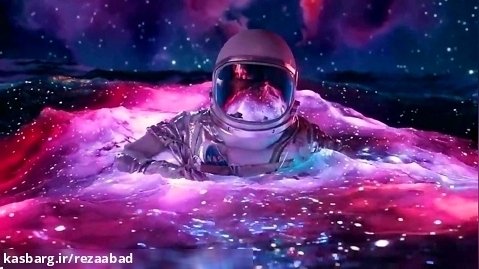 مرد فضایی تو دریا - کلیپ لوپ اچ دی - فضانورد تو دریا