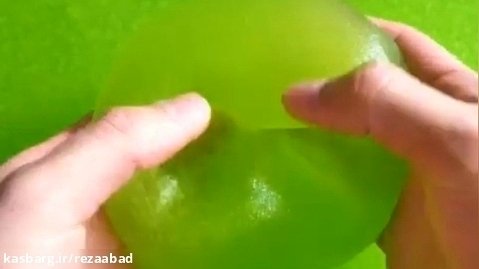 اسلایم کیوت سبز شفاف