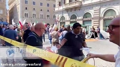 تجمع اعتراضی بی خانمان های ایتالیا