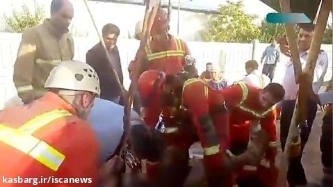 سقوط یک کارگر به چاه ۲۷ متری در تهران