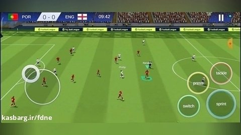 بازی انگلیس در برابر پرتغال