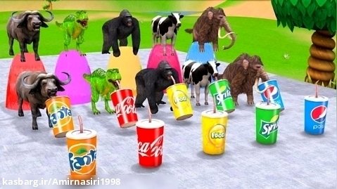 مسابقه حیوانات وحشی - مسابقه نوشیدنی کوکاکولا - بازی حیوانات وحشی