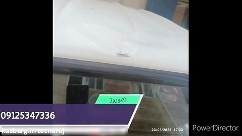 تکنوروژ متخصص صافکاری با دستگاه pdr سقف کامیون تهران کرج