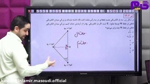حل تست های فیزیک پایه ویژه کنکور ریاضی 1402 به روش استاد امیر مسعودی