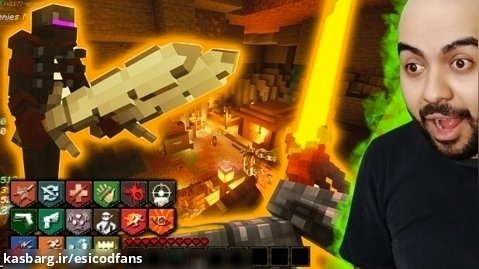 فول ایستراگ کاستوم مپ زیبای Minecraft Zombies-یک شاهکار از ماینکرفت در بلک آپس 3