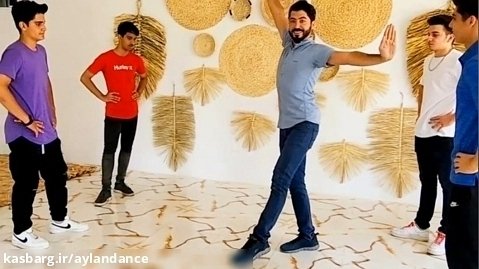 آموزش رقص آذری پارت ششم - توسط هنرمندان گروه آیلان و استاد توحید حاجی بابایی