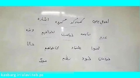 فارسی با موضوع ساخت کلمات