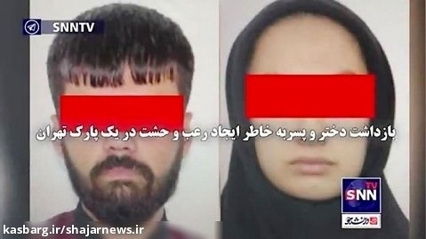 بازداشت دختر و پسر به خاطر ایجاد رعب و وحشت در یک پارک تهران