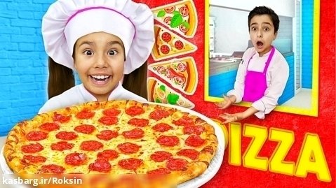 طرز تهیه پیتزا با دنی :: برنامه کودک دانا و دنی :: سرگرمی