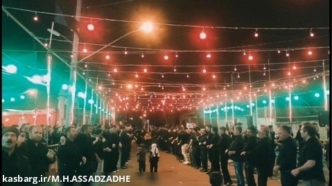 عزاداری هیئت عزاداران مسجد امام حسین علیه السلام منطقه لاله قبا شهر سراب