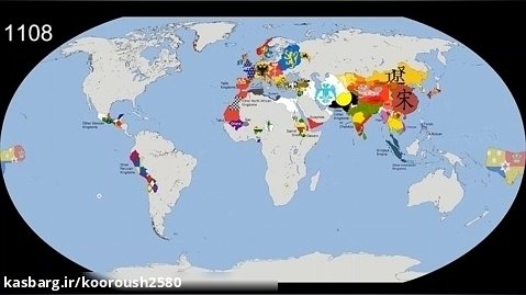 نقشه جهان ۱۰۱۹ تا ۲۰۲۰ میلادی