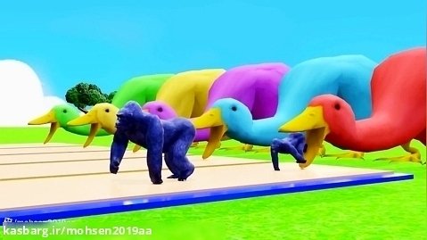 بازی حیوانات رنگی : چالش سرگرمی تفریحی برنامه کودک