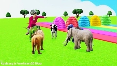 چالش جدید حیوانات : بازی سرگرمی تفریحی حیوانات رنگی