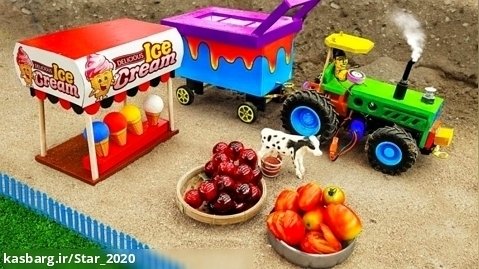 فروشگاه بستنی | دستگاه بستنی میوه ای مینی | کشاورزی مینیاتوری