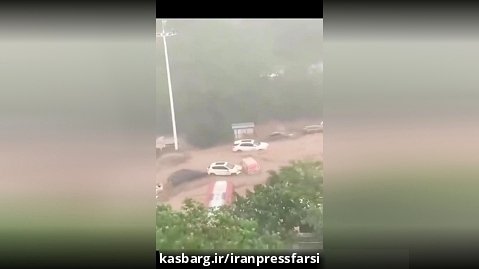بارش شدید باران و طوفان دوکسوری در چین