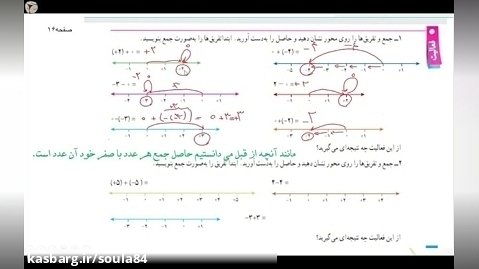 حل و شرح سوالات صفحه ۱۶ و ۱۷ ریاضی هفتم فصل ۲ دو