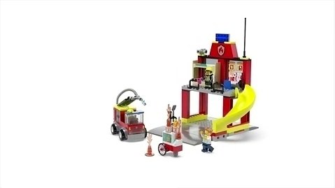 لگو سیتی مدل ایستگاه و ماشین آتش نشانی (60375) توی توی toytoy.ir
